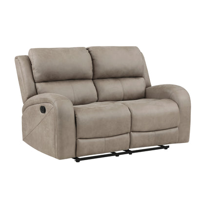Homelegance Pagosa Brown Reclining Loveseat 9601BR-2