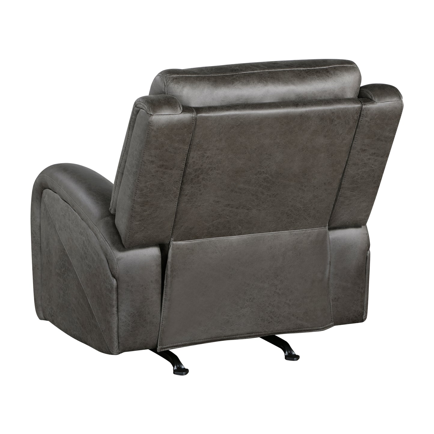 Homelegance Accent Rocker Reclining Chair in Gray Fabric 9601GY-1