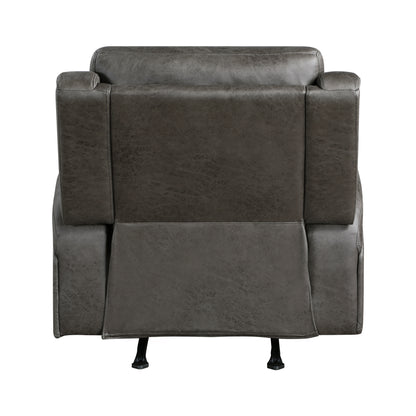 Homelegance Accent Rocker Reclining Chair in Gray Fabric 9601GY-1