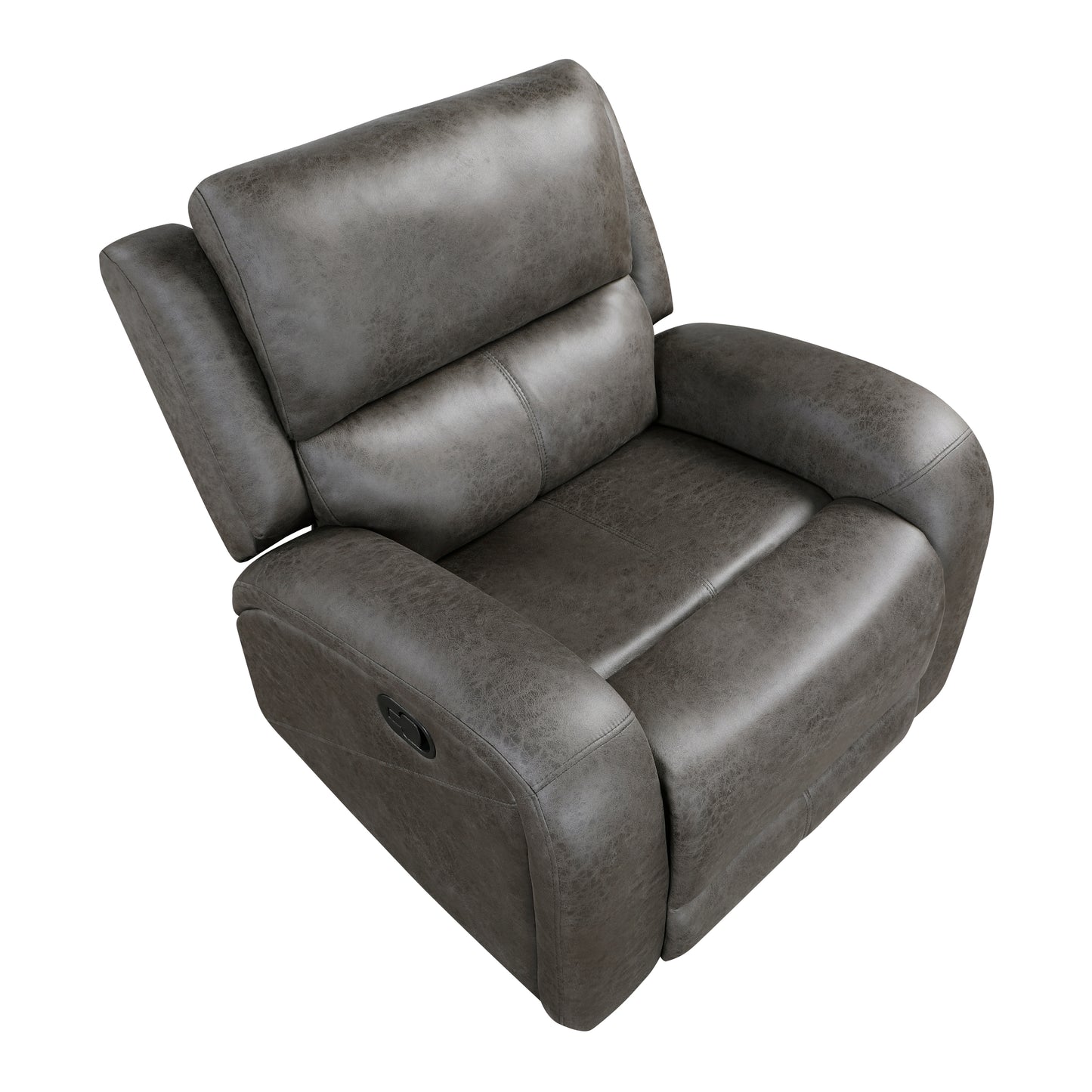 Homelegance Accent Rocker Reclining Chair in Gray Fabric 9601GY-1