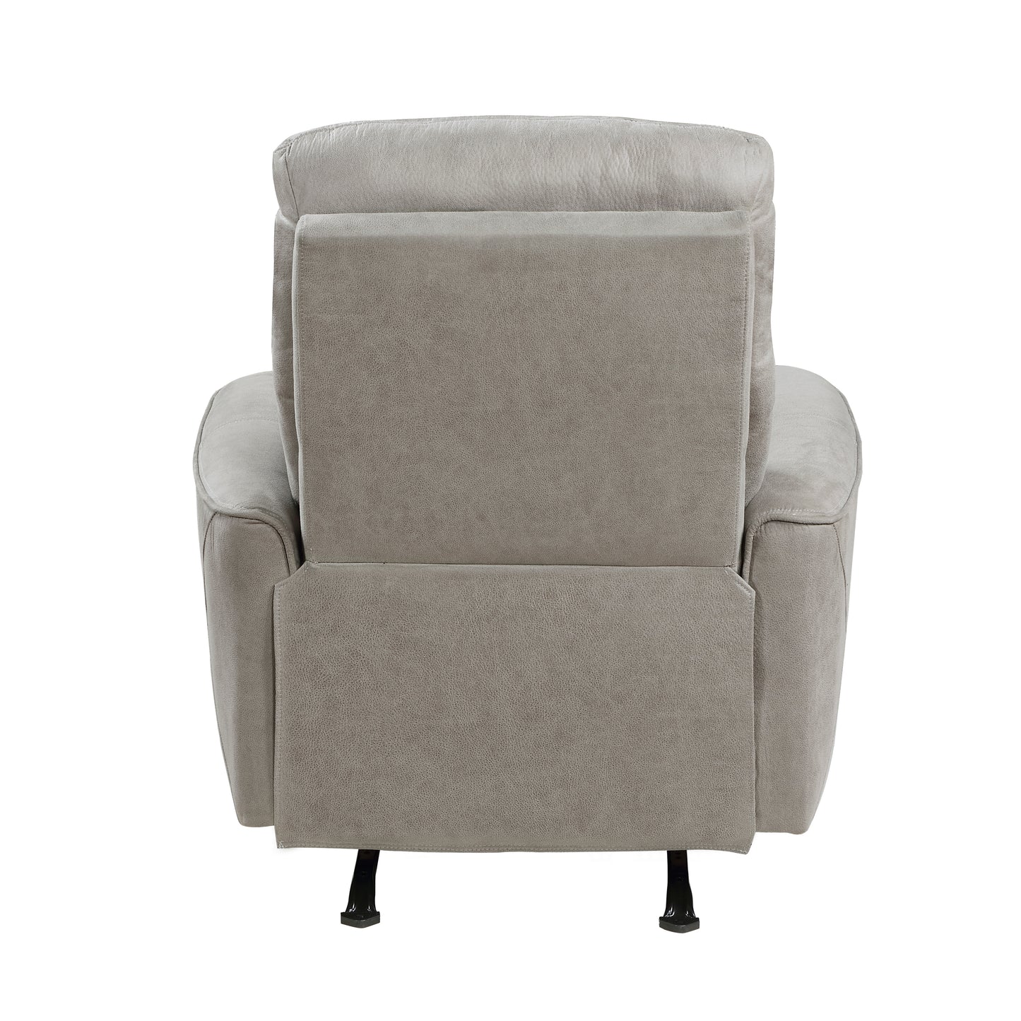 Homelegance Ouray Reclining Chair Gray Rocker Recliner 9602GY-1