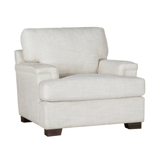 Homelegance Orson Accent Chair in Cream Chenille with Solid Wood Legs 9603CR-1