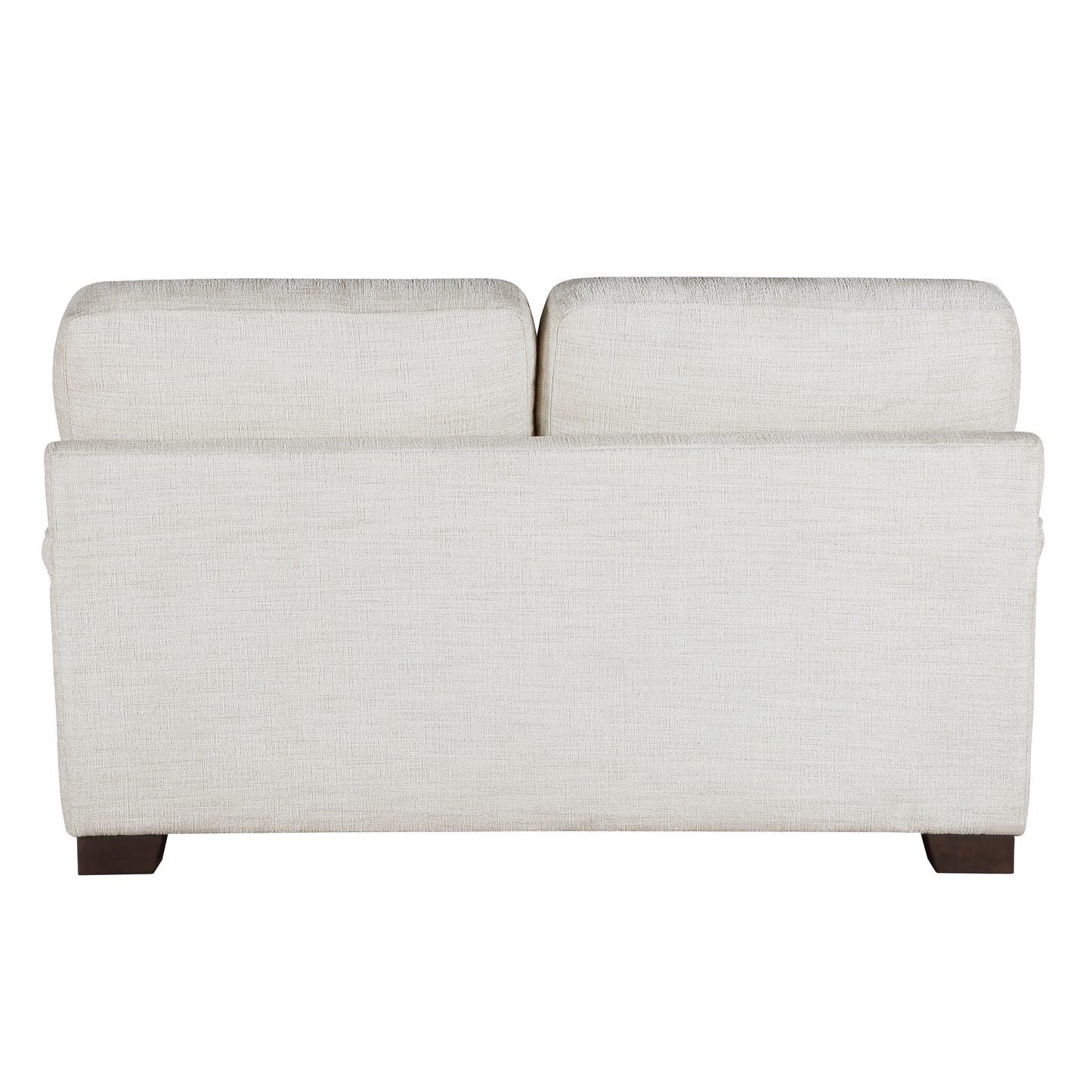Homelegance Orson Loveseat in Cream Chenille with Reversible Cushions 9603CR-2