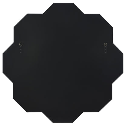 Mikayla 40 x 40 Inch Braided Frame Wall Mirror Silver