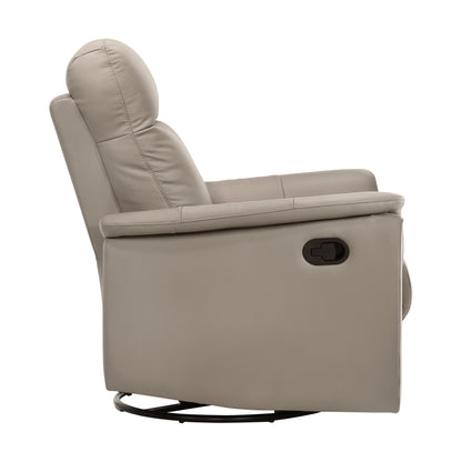 Homelegance Bristow Reclining Chair Swivel Glider in Latte 9620LTE-1