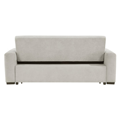 Homelegance Michah Sectional Sofa Light Gray Convertible Sleeper 9622LG-3CL