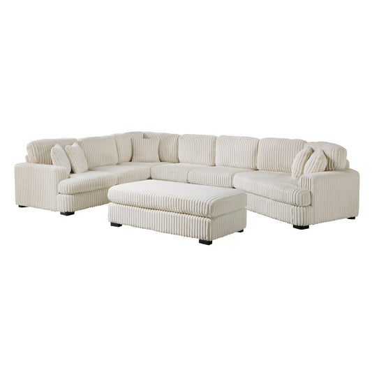 Homelegance Sectional Sofa in Beige 9623BE-52LRU for Stylish Living Spaces