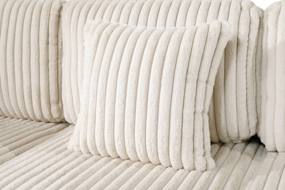 Homelegance Sectional Sofa in Elegant Beige 9623BE-4LU2R