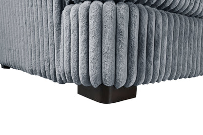 Homelegance Sectional Sofa Gray Fabric 9623GY-5LU2R