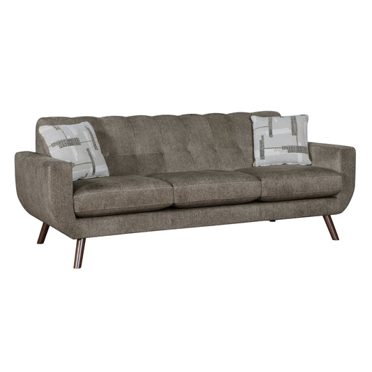 Homelegance Janne Sectional Sofa in Cafe-Hued Microfiber 9627CAF-3
