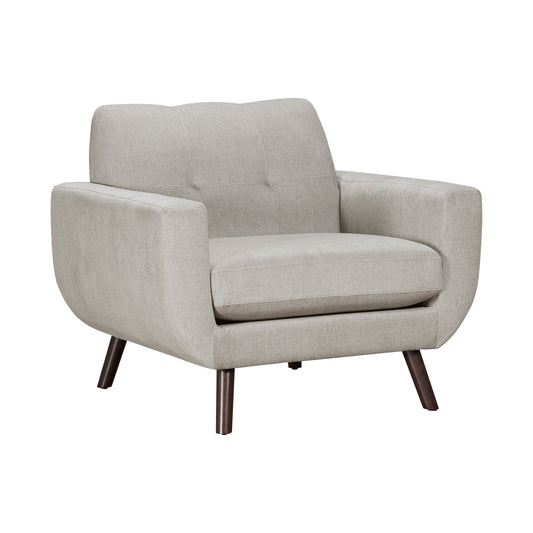 Homelegance Janne Accent Chair in Tan Textured Microfiber 9627TAN-1