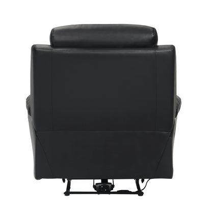 Homelegance Hancock Reclining Chair Power Recliner in Black 9628BLK-1PW