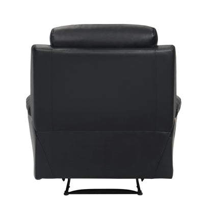 Homelegance Hancock Reclining Chair in Black 9628BLK-1 for Ultimate Comfort