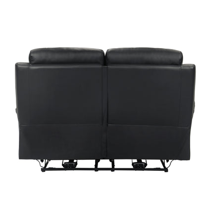 Homelegance Hancock Loveseat Power Reclining in Black 9628BLK-2PW