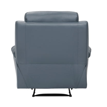Homelegance Hancock Reclining Chair in Blue Fabric 9628BUE-1