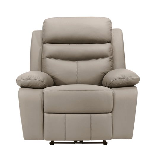Homelegance Hancock Reclining Chair Power Recliner in Latte 9628LTE-1PW