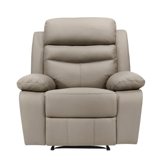 Homelegance Hancock Reclining Chair in Gray Fabric 9628LTE-1