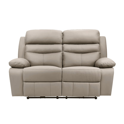 Homelegance Hancock Loveseat Power Reclining in Latte 9628LTE-2PW