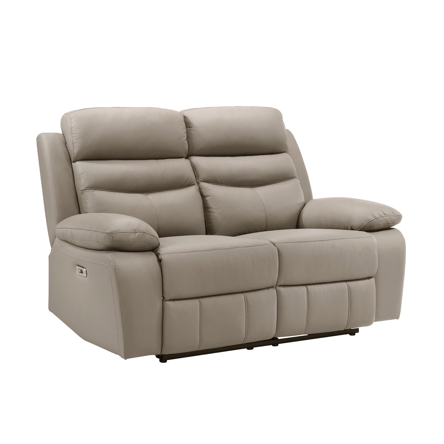 Homelegance Hancock Loveseat Power Reclining in Latte 9628LTE-2PW