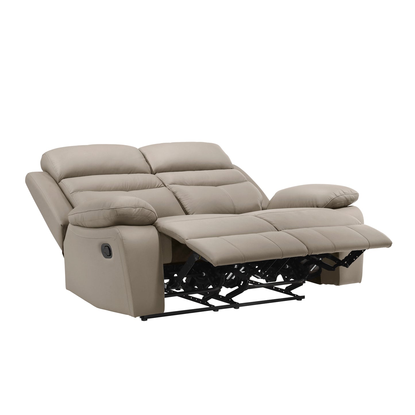 Homelegance Hancock Loveseat Reclining in Gray 9628LTE-2