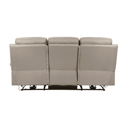 Homelegance Hancock Sectional Sofa in Latte Power Reclining Comfort 9628LTE-3PW