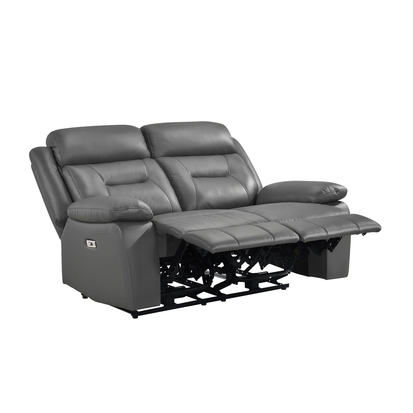 Homelegance Laconia Power Reclining Loveseat Gray 9629DGY-2PW