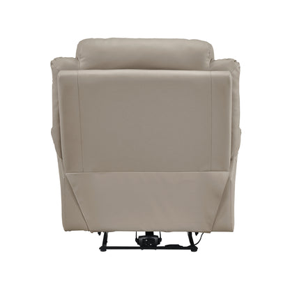 Homelegance Laconia Reclining Chair Power Recliner in Gray 9629LTE-1PW