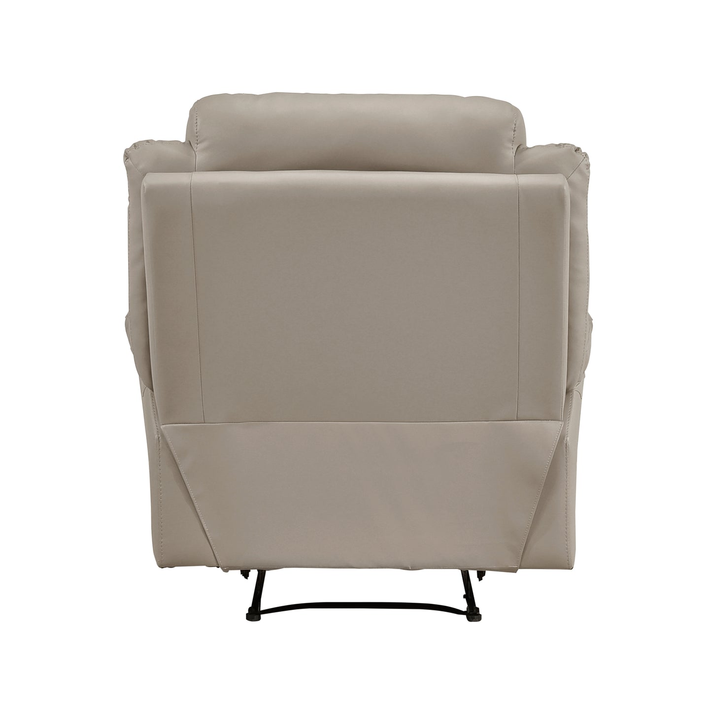 Homelegance Laconia Reclining Chair in Latte Leather 9629LTE-1