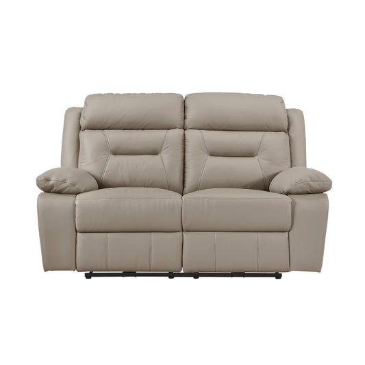 Homelegance Laconia Power Reclining Loveseat in Gray 9629LTE-2PW
