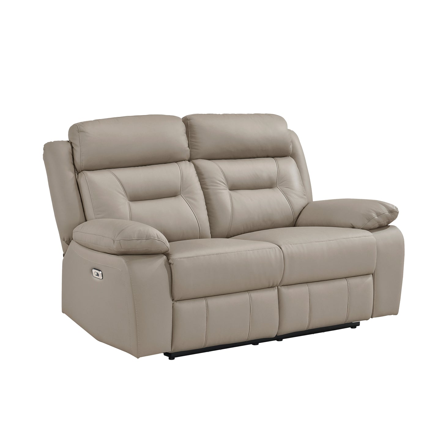 Homelegance Laconia Power Reclining Loveseat in Gray 9629LTE-2PW