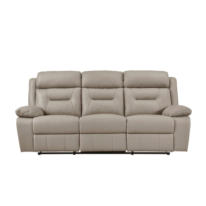 Homelegance Laconia Sectional Sofa in Luxurious Latte 9629LTE-3