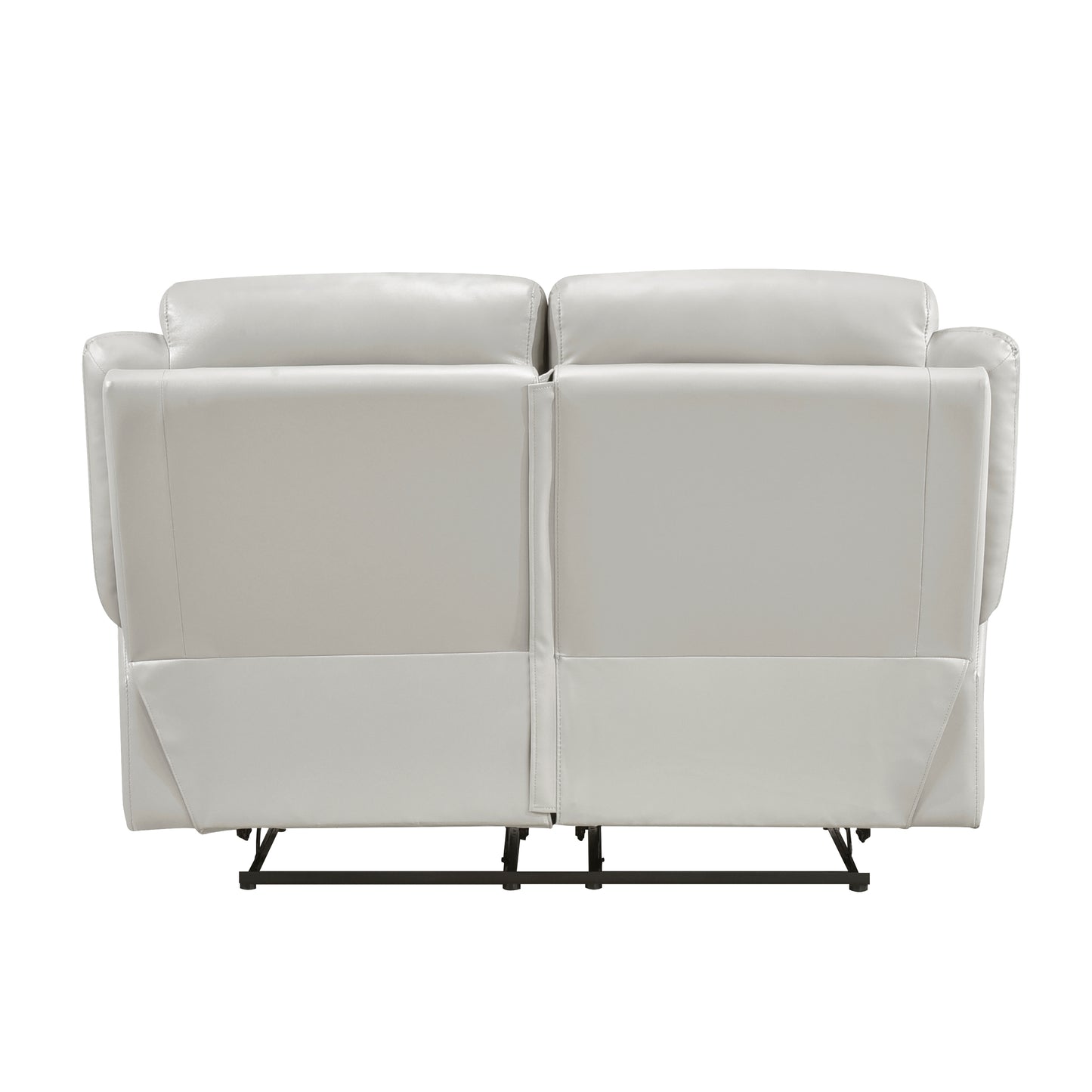 Homelegance Laconia Loveseat Reclining in Silver 9629SVE-2