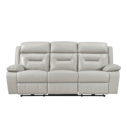 Homelegance Laconia Power Double Reclining Sectional Sofa Velvet 9629SVE-3PW