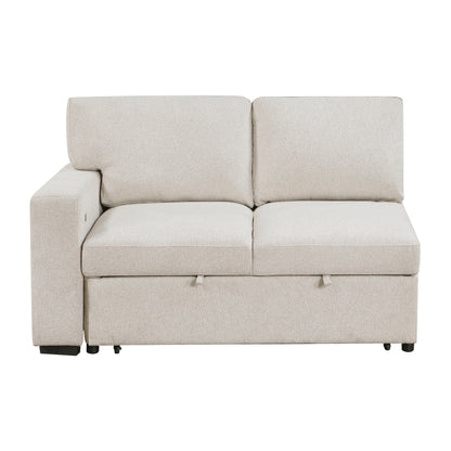 Homelegance Sectional Sofa in Beige 9630BE-42LRC