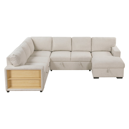Homelegance Sectional Sofa in Beige 9630BE-42LRC