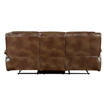 Homelegance Ellicott Brown Dual Reclining Sectional Sofa 9639BR-3