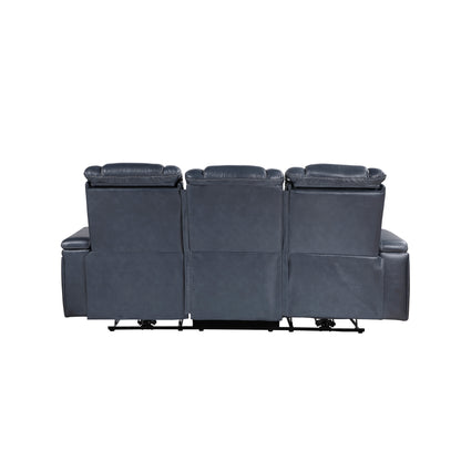 Homelegance Keziah Blue Power Reclining Sectional Sofa 9640BU-3PWH