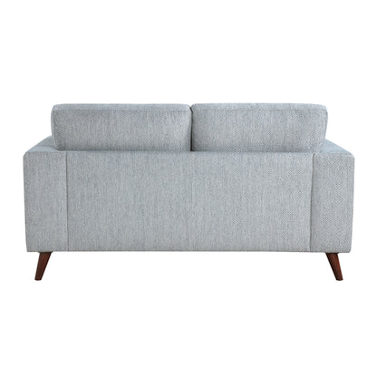 Homelegance Loveseat Gray Upholstered Modern Design for Cozy Spaces 9644BGY-2