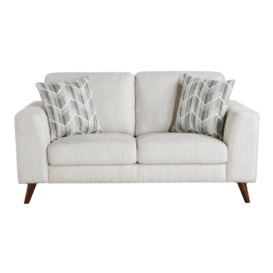 Homelegance Loveseat in Gray Upholstered Stylish Comfort Design 9644SVE-2