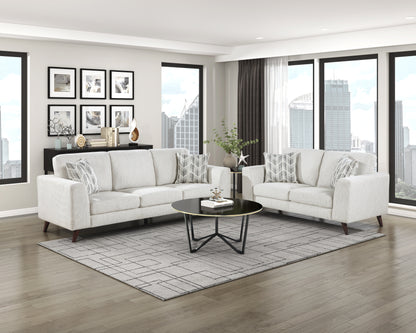 Homelegance Loveseat in Gray Upholstered Stylish Comfort Design 9644SVE-2