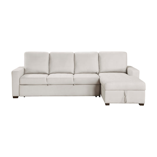 Homelegance Dimitri Sectional Sofa in Elegant Gray 9647CE-23LRC