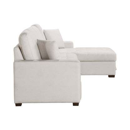 Homelegance Dimitri Sectional Sofa in Elegant Gray 9647CE-23LRC