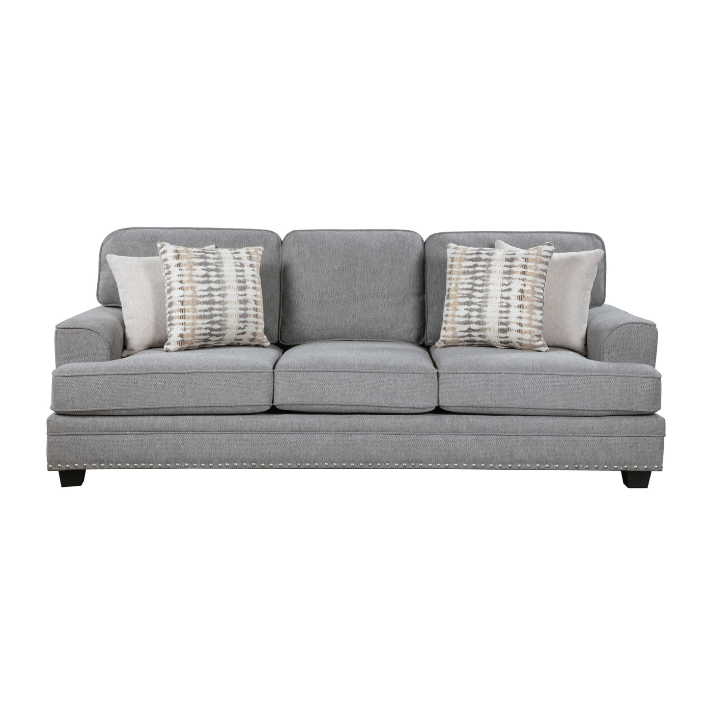 Homelegance Bradford Sectional Sofa Gray Chenille Elegant Design 9648GY-3