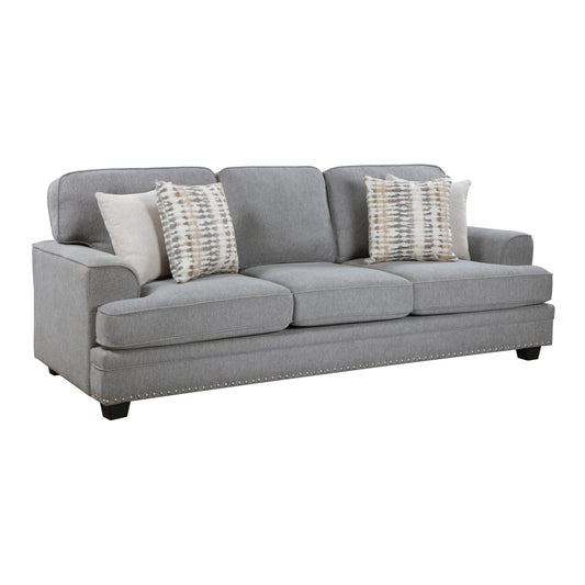 Homelegance Bradford Sectional Sofa Gray Chenille Elegant Design 9648GY-3