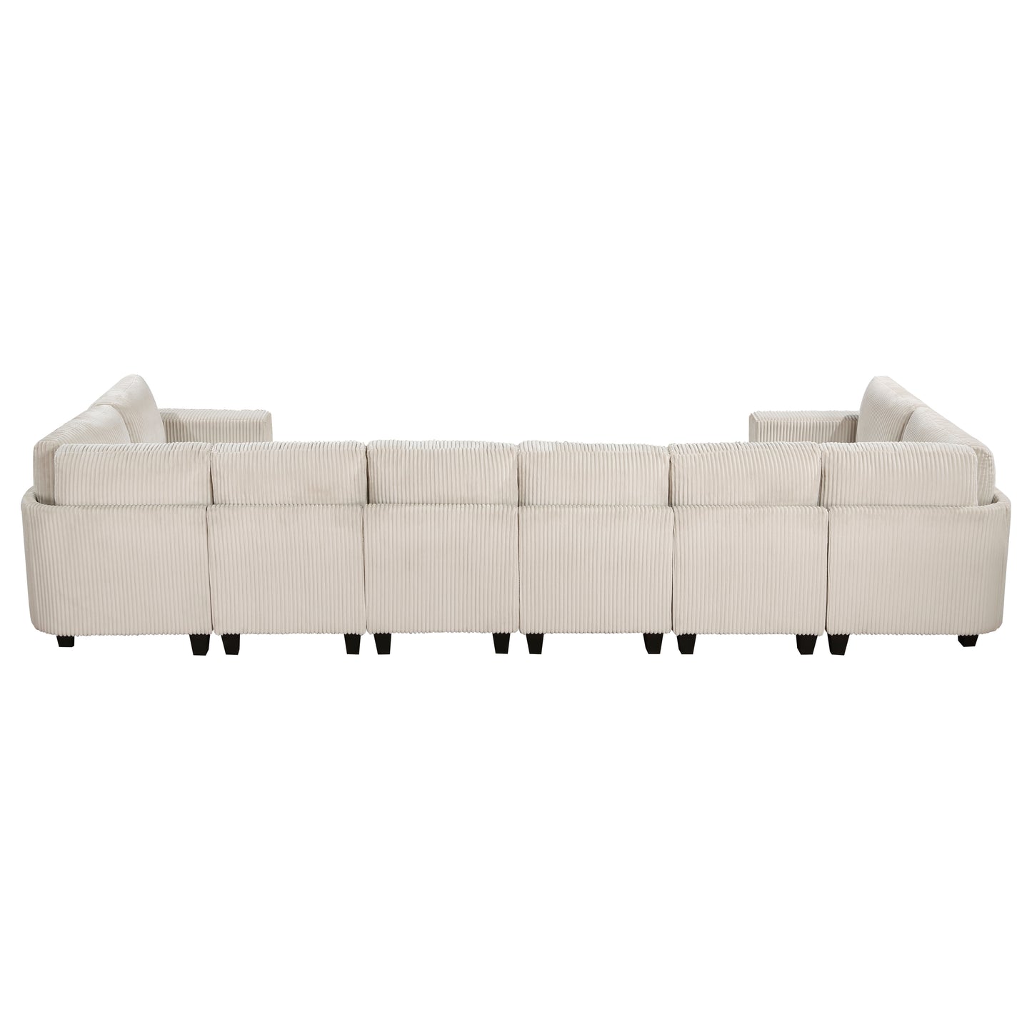 Homelegance Walterboro Sectional Sofa in Beige 9650BE-8SC