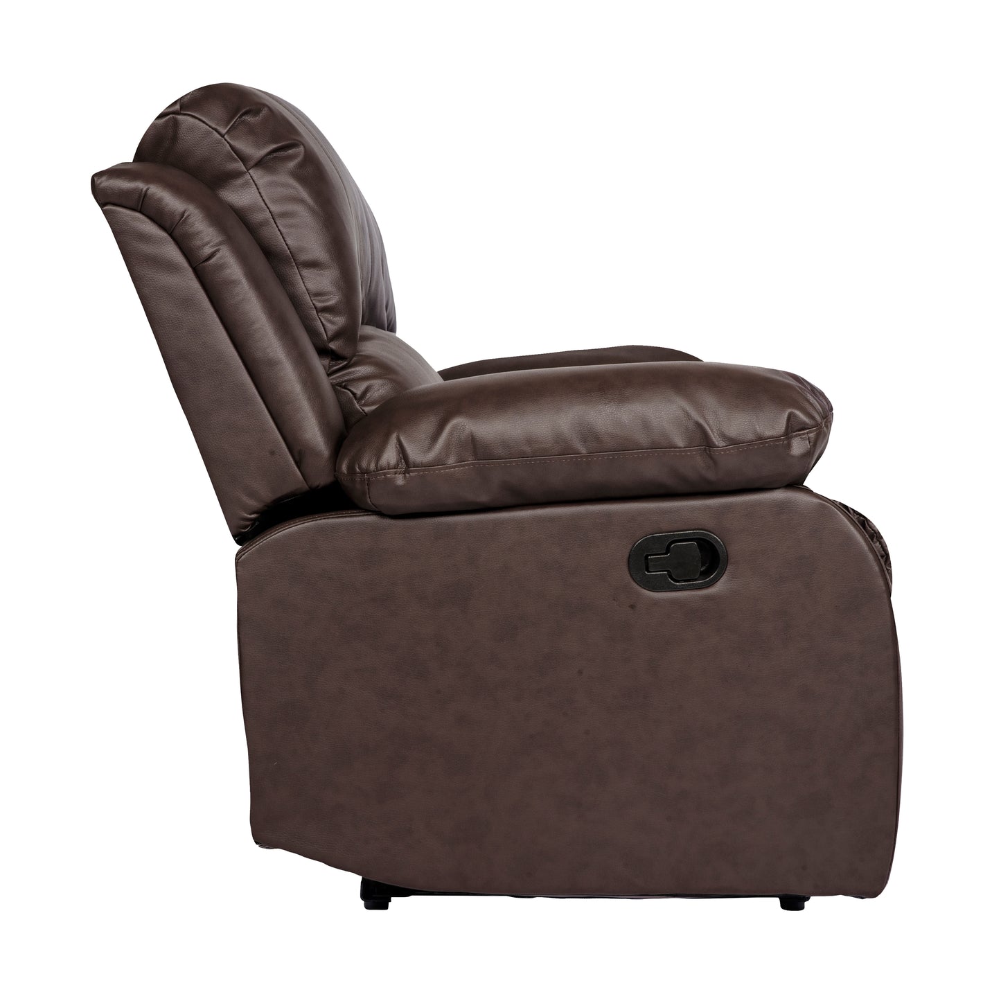 Homelegance Cranley Loveseat Reclining in Brown Faux Leather 9700BRW-2