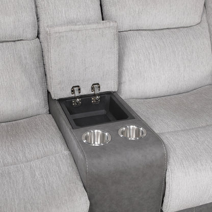 Homelegance Loveseat Reclining Gray 9703GY-2