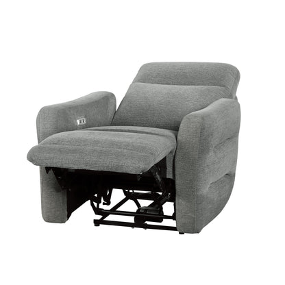 Homelegance Edition Reclining Chair Power Recliner Dove Gray 9804DV-1PWH