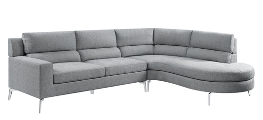 Homelegance Bonita Sectional Sofa in Gray 9879GY-SC