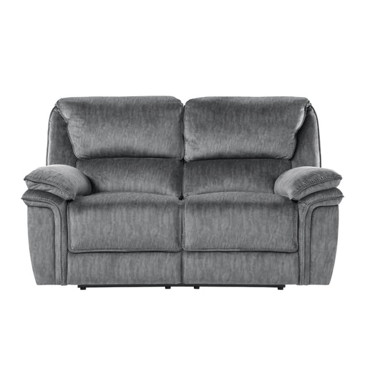 Homelegance Muirfield Gray Reclining Loveseat 9913-2WC